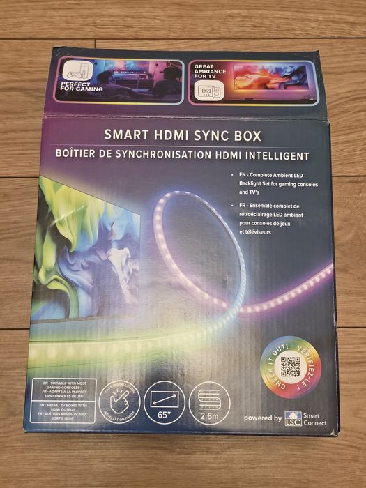 Lumina ambientala pentru TV, cu sync box