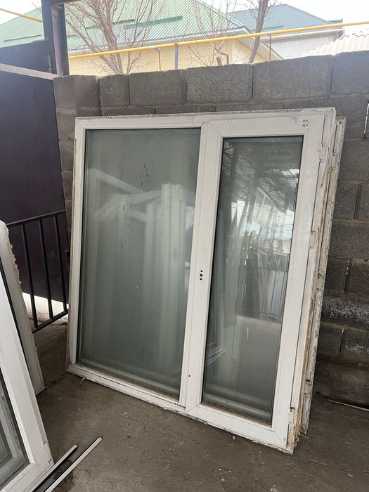 Б/У пластиковые окна,акфа терезелер;