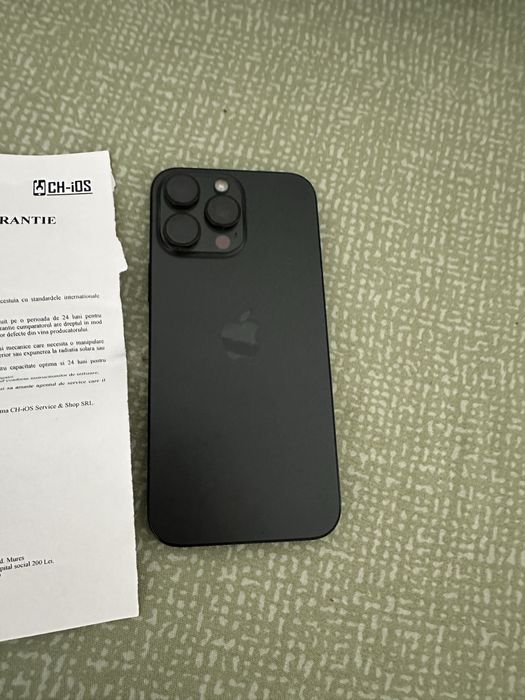 Vand Iphone 16 pro max 256 Gb Black Edition