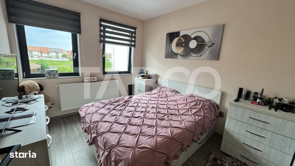 Apartament 3 camere de vanzare 54 MPU MOBILAT UTILAT PARCARE Selimbar — fotografia 3