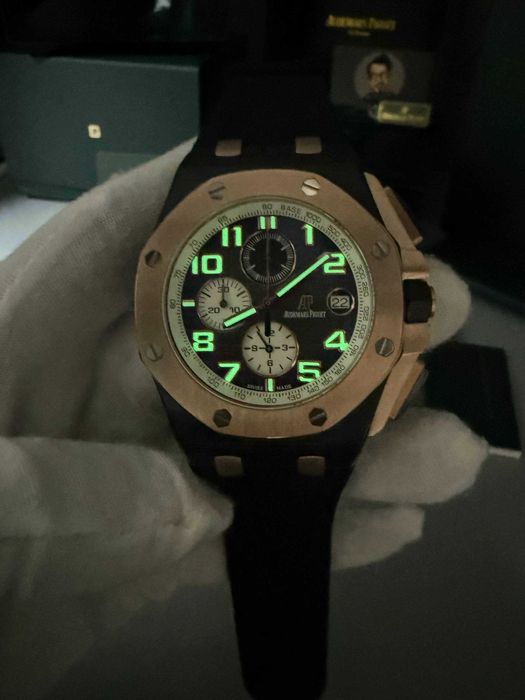 Audemars Piguet offshore 44mm черно злато