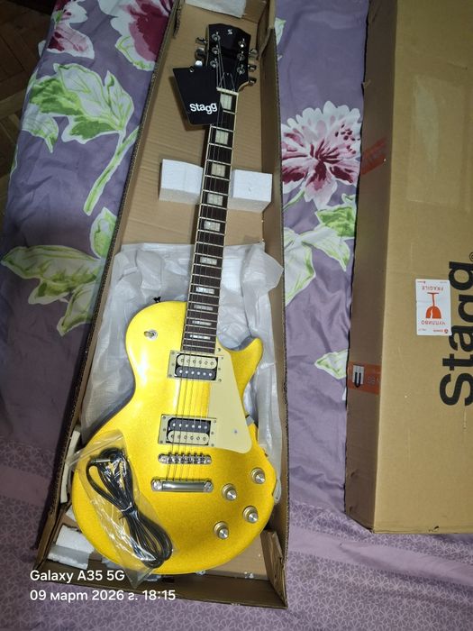 Електрическа китара LP. Stagg Sel.Std.Gold