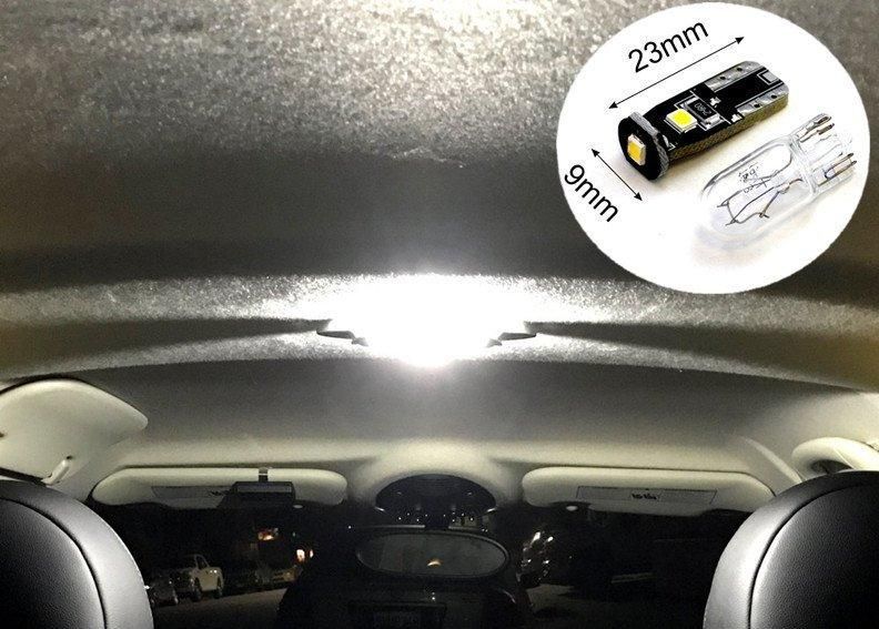 Лед крушки 2бр. за габарит T10-W5W 3LED 12V 2835SMD-А-2930-2