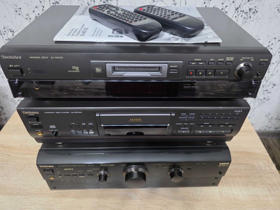Technics SA-AX7/ Technics SL-PS740A/ Technics SJ-MD100