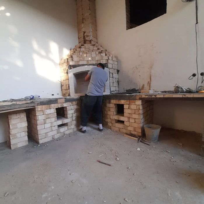 Pitsa pechka,  O'choq, mangal.