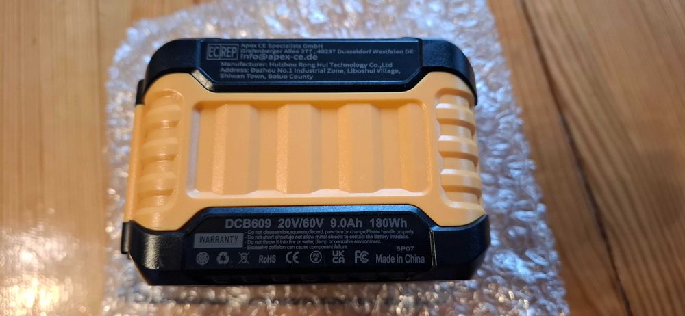 Батерия за Dewalt Flexvolt 20/60V 9AH