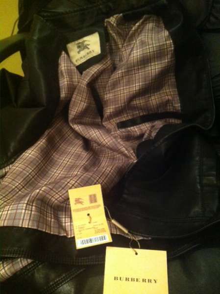 Мъжко кожено яке Burberry