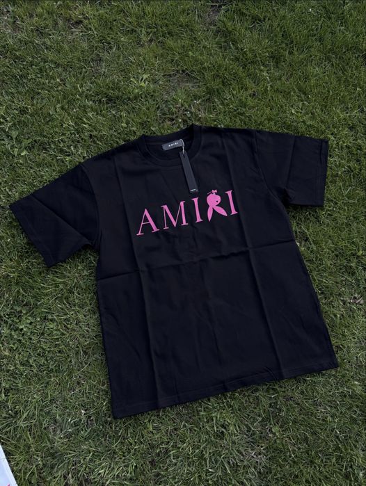 Tricouri Amiri Alb-Negru •PREMIUM