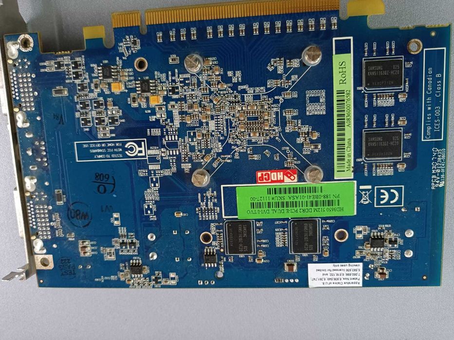 Placa video Sapphire Ati Radeon HD 3650 512MB DDR2 PCI-E