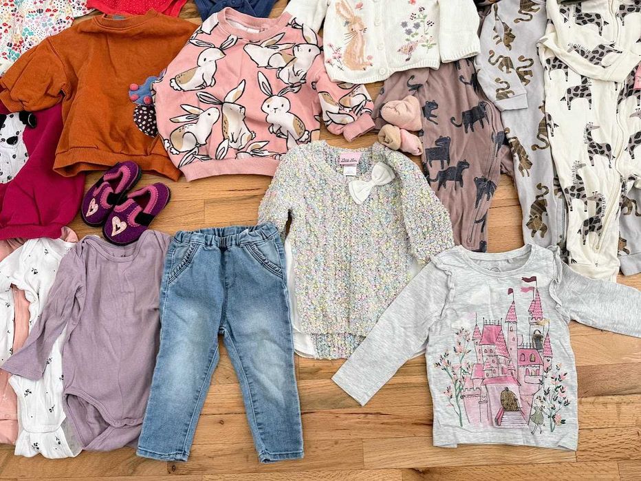 Лот за момиче есен/зима 80/86 - дрешки основно на Next и H&M 50+ части