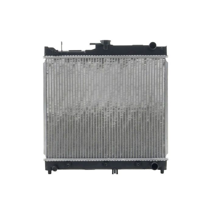 Radiator racire Suzuki Jimny (Fj), 08.1998-07.2004, Motorizare 1,3 63kw Benzina, tip climatizare Cu/fara AC, cutie Manuala, diametru intrare/iesire 28/28mm, dimensiune 452x374x34mm, Cu lipire fagure mecani