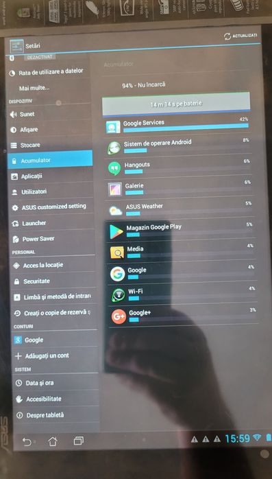 Tabletă/Memo Pad ME 301T  Asus