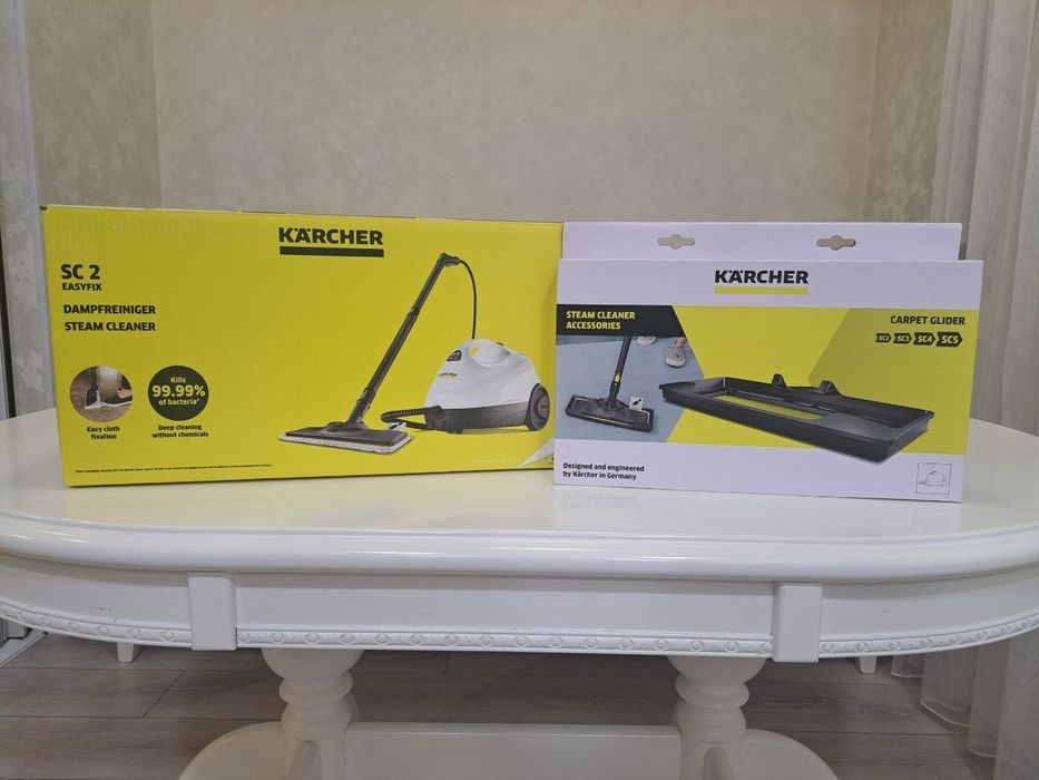 Новый пароочиститель Kärcher для дома