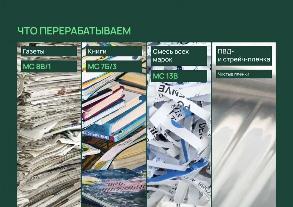 приём вторсырья. сбор вторсырья