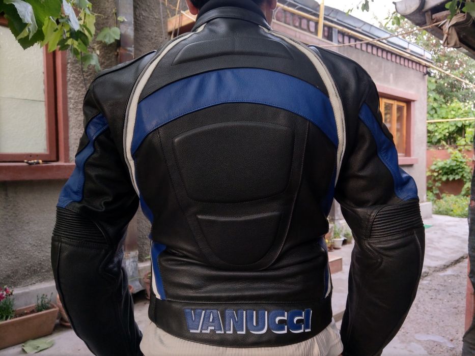 Vanucci, geaca moto din piele, marimea 48
