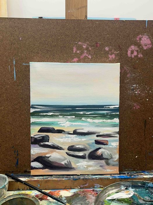 Картина от Вики Арт.."Морска тишина"