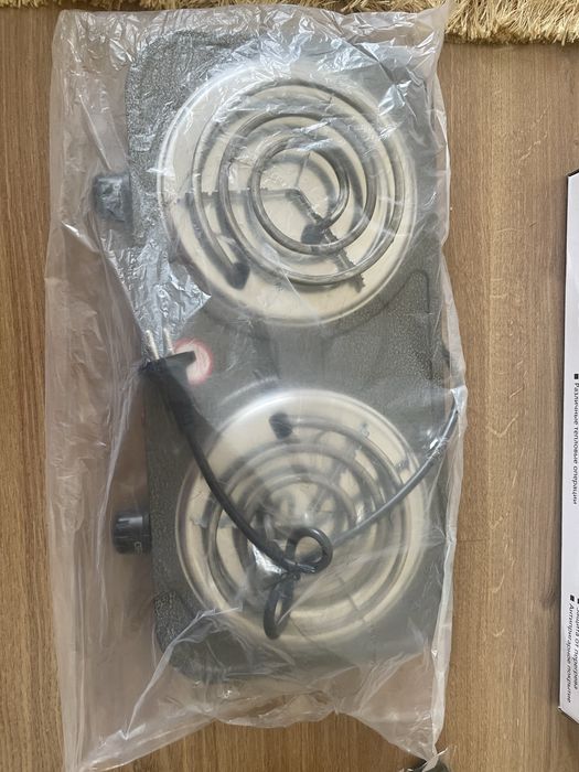 Настольная электрическая плита 2 конфорки