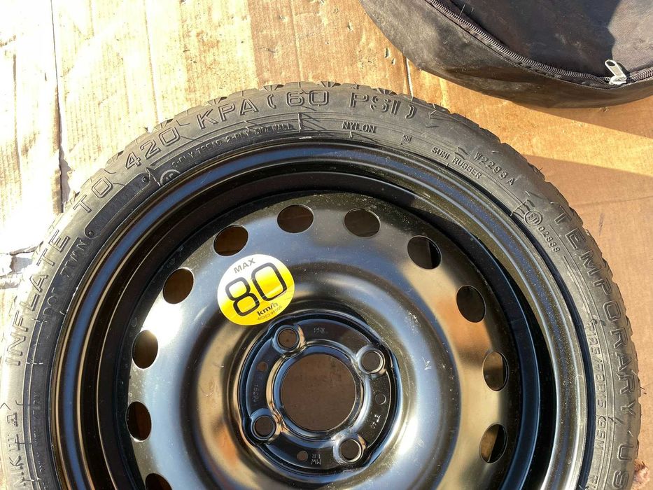 15 резервна джанта патерица 4х100 Nissan Micra Note 125/70/15