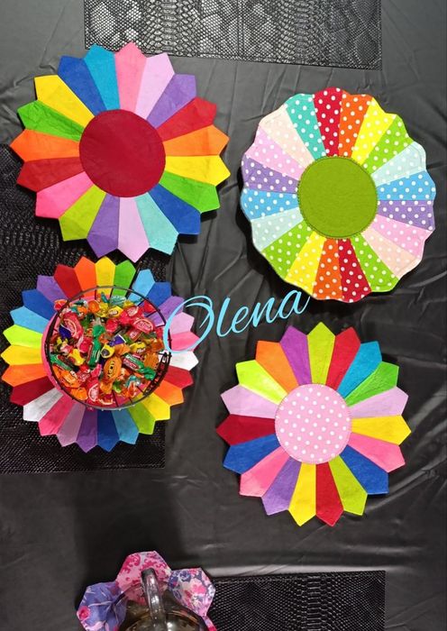 Из Фетра.Дрезденская Тарелочка-Салфетка.