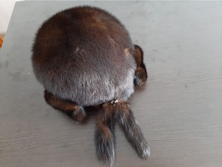 Норковая шапка ушанка