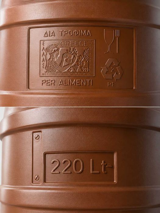 Пластмасови бидони / варели 220L с винтов капак – за хранителни продукти | 300 бр. налични