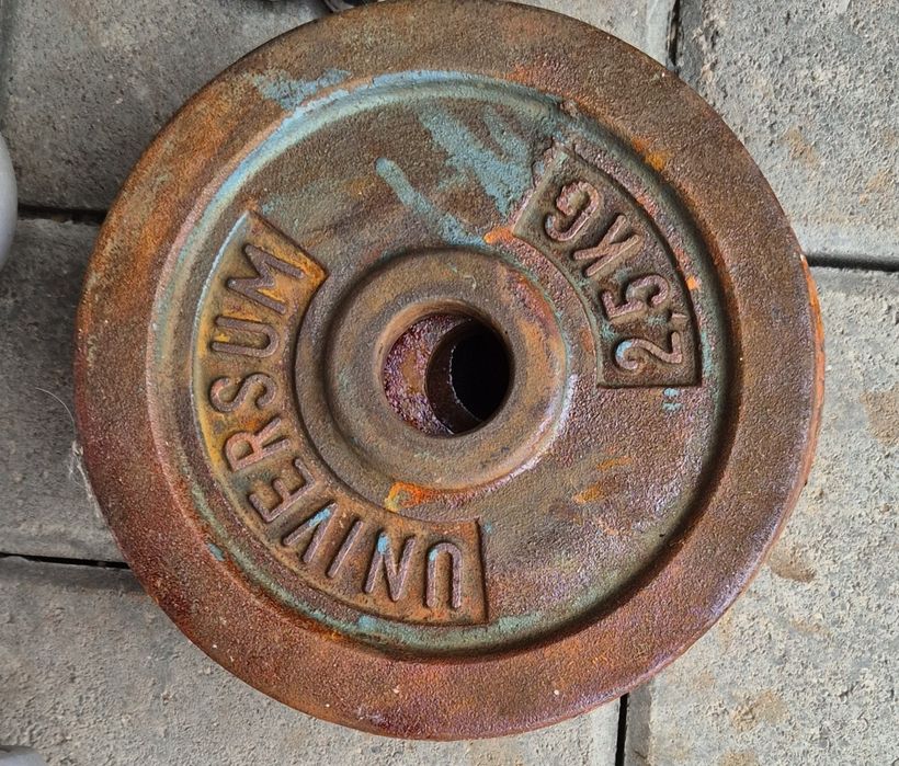 discuri gantere de fonta 4 x 2.5kg