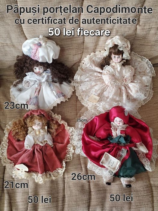 Păpuși Capodimonte originale