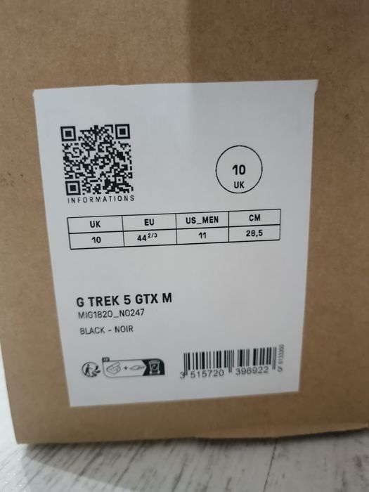 Мъжки обувки G TREK 5 GORE-TEX

Предназначени за преходи на дълги разс