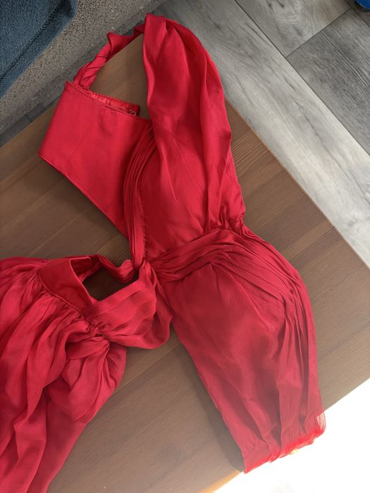 Rochie de ocazie matase facuta la comanda xxs