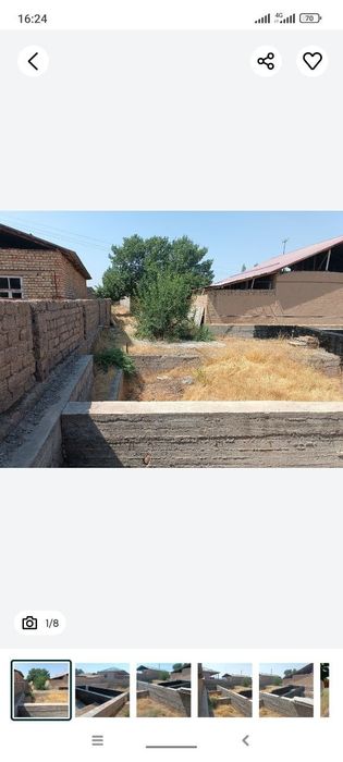 Parkent tumani Boyqozonda  fundamentli yer sotiladi variantam bor