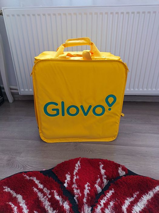 Geantă termoizolantă Glovo – ideală pentru livrări sau uz personal