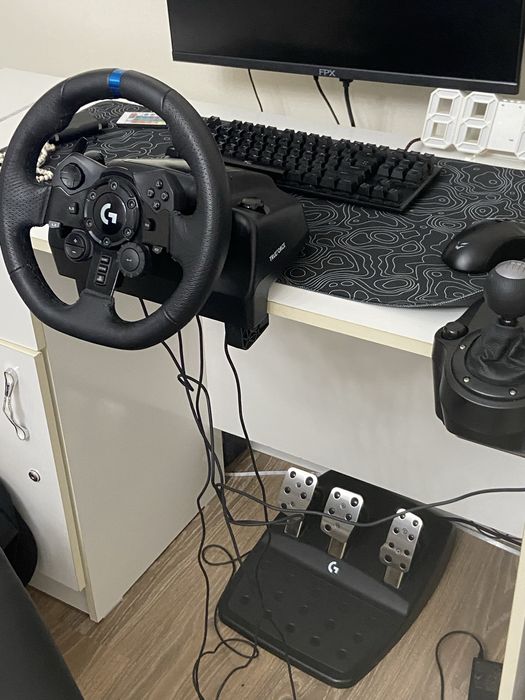 Игровой руль, Logitech g 923,shifter,