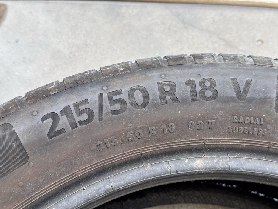215/50/R18 Continental PremiumContact6 4бр летни dot0520
