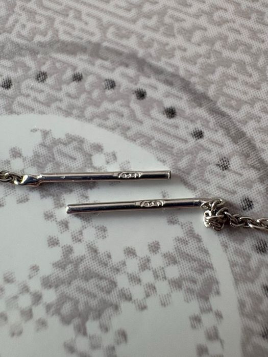 Чисто нови перлени обеци, сребро