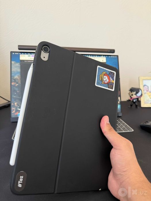 iPad Air M2 11” (128GB 100% акб)  Apple Pencil Pro + чехол клавиатура