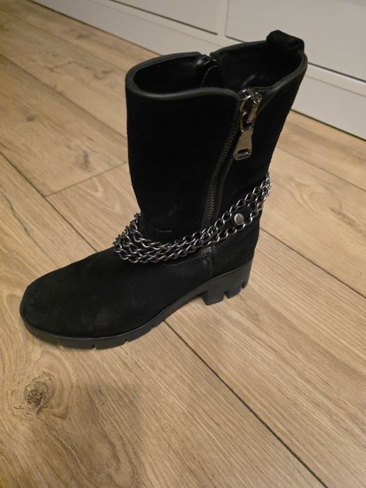 Ghete de piele întoarsă mărime 37