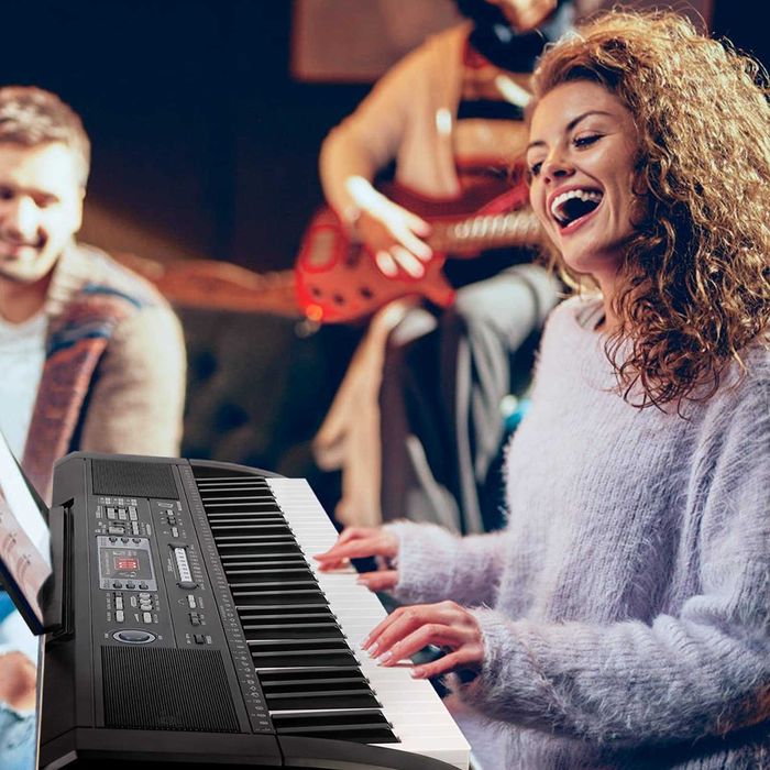 Orga electronica Bluetooth +Stativ+Scaun+Microfon+Casti, Pian 61 clape