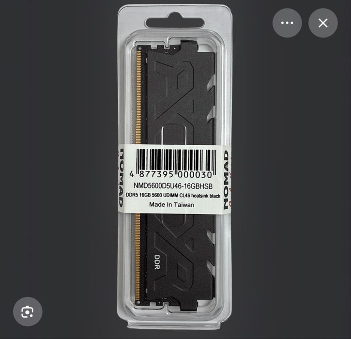 DDR5 16GB 5600MHz Nomad