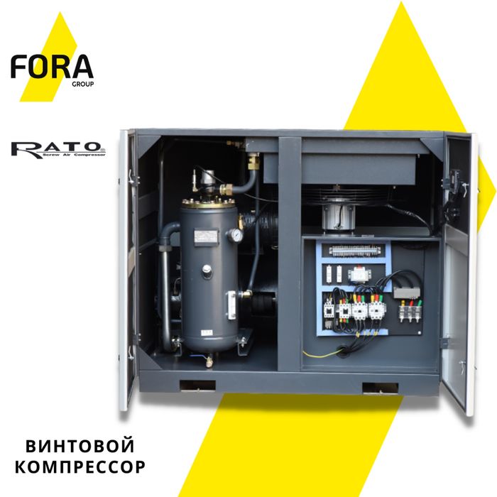 Винтовой компрессор Rato( 7,5- 300квт) от Fora Group. Скидка 10%