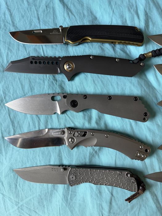 Briceag Microtech, Spyderco, Rockstead, Chaves
