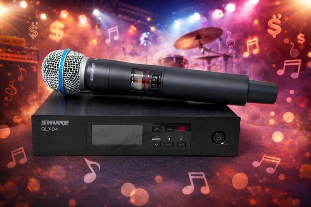 Shure QLXD B58 900MHz – Microfon Wireless Profesional Evenimente