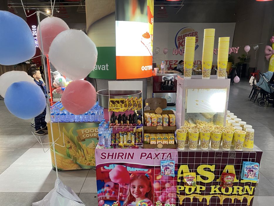 Popkorin;Shirin paxta; Marojni !!!