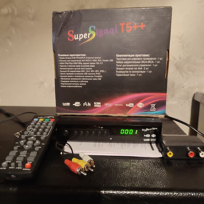 Продам цифровой эфирный приемник DVB T/T5++