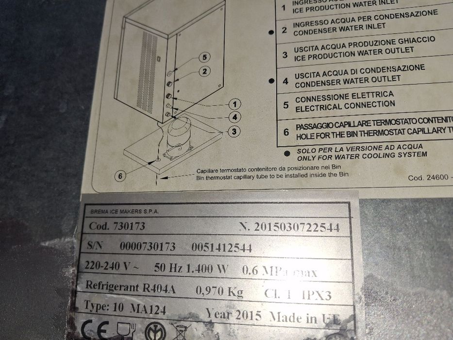 Ледогенератор BREMA професионален 160 кг