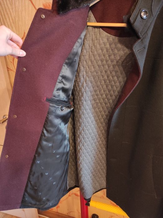 Пальто мужское чёрное