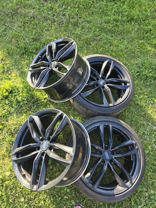 Vand jante cu tot cu cauciucuri de vara A6 OEM model Rs6