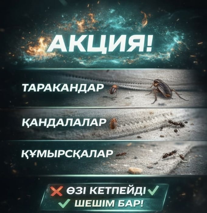 Дезинфекция, дезинсекция и дератизация