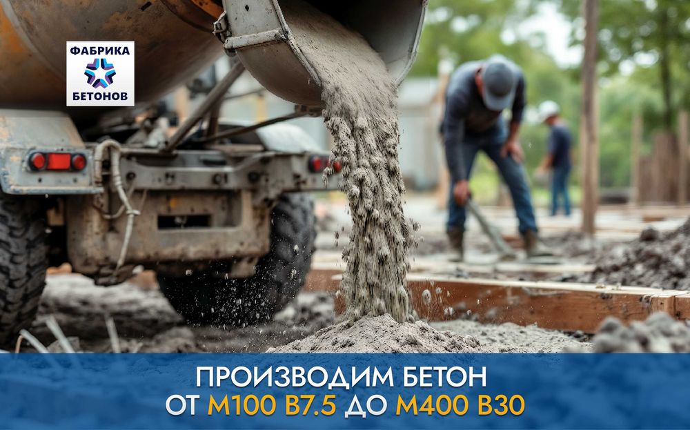 Бетон М100 - М400