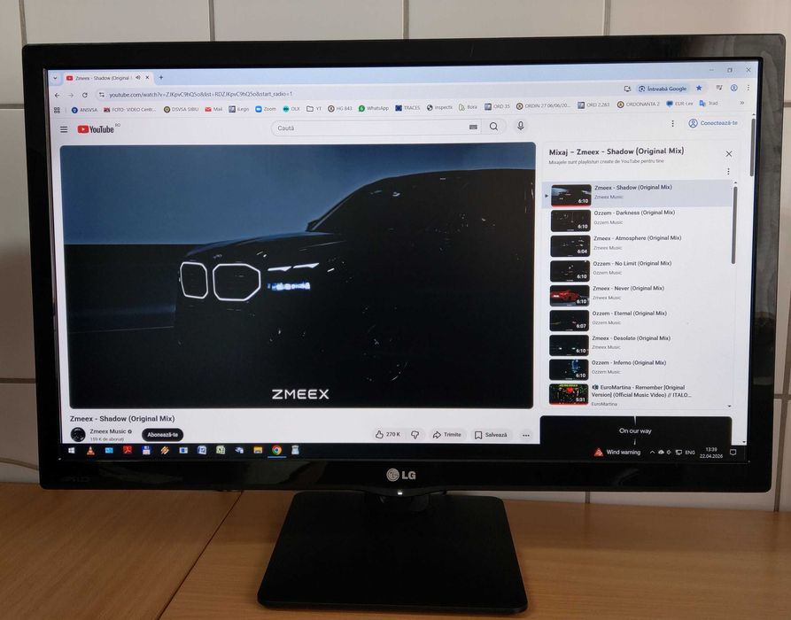 Monitor LG IPS Led 27 inchi model 27MP57VQ in stare foarte buna