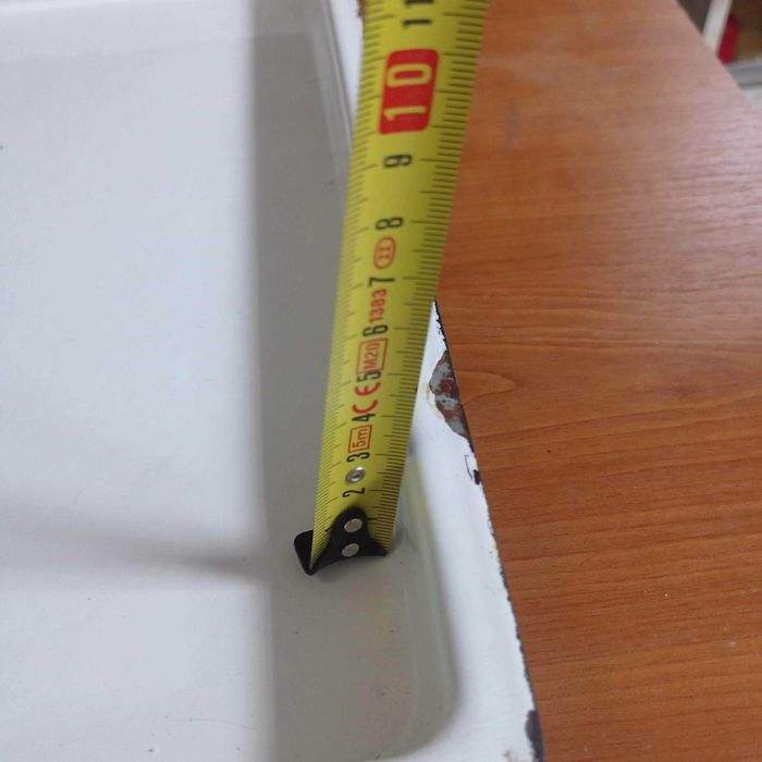 Емайлирана тава за фурна, правоъгална бяла тава 39,5/41,5см